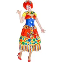 TecTake Frauenkostüm Clown Fridoline
