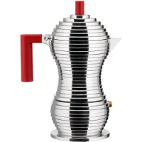 Alessi Perkolator Pulcina Red 3 Tassen Induktion