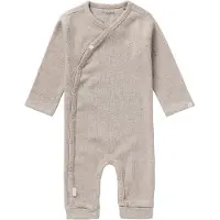 Noppies Nevis Rib Strampelanzug Taupe Melange Gr.