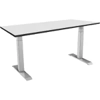 Celexon elektrisch höhenverstellbarer Schreibtisch Professional eAdjust-58123 - grau, inkl. HPL Tischplatte 175 x 75 cm