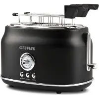 G3 Ferrari Toaster Edelstahl beschichtet "Artista" schwarz G1013400
