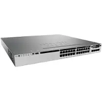 Cisco Catalyst3850, 24GE, IPServ, 350W PS, 1RU, no PoE, stackable, WLC-50AP w/o lic - Optional: 1/10GE NW-Module, RPS, EnergyMgmt