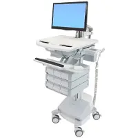 Ergotron Wagen für LCD-Display/Tastatur/Maus/CPU/Notebook/Barcodescanner (offene Architek