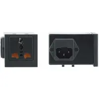 Kramer Electronics TS-201DE, Schwarz, 53 mm, 50 mm, 75,5 mm, 200 g, 102 mm