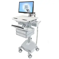 Ergotron Wagen für LCD-Display/Tastatur/Maus/CPU/Notebook/Barcodescanner (offene Architek