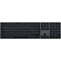 Apple Magic Keyboard, Volle Größe (100%), Kabellos, Bluetooth, Membran Key Switch, QWERTY, Grau