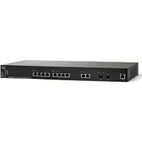 Cisco SG350XG-2F10-K9, Managed, L3, 10G Ethernet (100/1000/10000), Rack-Einbau, 1U