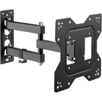 Vision VFM-WA2X2/3 - Befestigungskit (Wandplatte, VESA-Adapter, Gelenkarm) - einstellbarer Arm - für LCD-Display - kaltgewalzter Stahl - Schwarz