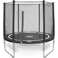 Game on sport 2002678 Freizeit- + Garten-Trampolin, Trampolin über der Erde, Rechteckig, 120 kg, 6 Jahr(e), Sicherheitsnetz, Montage erforderlich