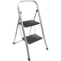 Excellent houseware Drabina 2-Stopniowa Metal 47X53X83Cm