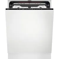 AEG FSE83708P, Voll integriert, Standardgröße (60 cm), Schwarz, Berührung, 1,6 m, 1,8 m