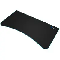 AROZZI Arena, Schwarz, Blau, Einfarbig, Mikrofaser, Anti-Rutsch-Basis, Gaming-Mauspad