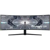 Samsung C49G94TSSR, 124,5 cm (49"), 5120 x 1440 Pixel, UltraWide Dual Quad HD, LED, 1 ms, Schwarz, Weiß
