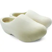 Gevavi Holz Clog VV Weiß Geschliffen-Schuhgröße 40