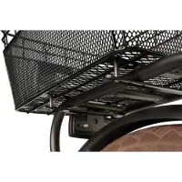 Fastrider Olav Rear Carrier Bicycle Basket Large Fahrradkorb Black L 25 L