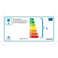 Lucide Tischlampe Touch Chrom