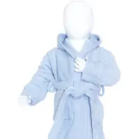 The One Towelling Kinder Baby Bademantel Baby-Badetuch Baby Bathrobe light blue 68/74