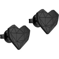 Liebeskind berlin Damen-Ohrstecker Edelstahl LIEBESKIND Berlin Schwarz