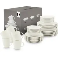 Vt wonen Geschirrset vtwonen Raw White (36-teilig)
