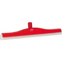 Vikan 7763-4 Classic Bodenzieher 50 cm rot, flexibler Hals, weiße Kassette