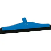 Vikan 7752-3 klassieke vloertrekker 40cm blauw, vaste nek, zwarte cassette