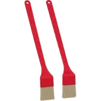 Vikan Hygiene Toasterbürste 3002-4 Set/2, rot, mittlere Fasern, 395mm