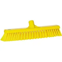 Vikan Hygiene 3174-6 Kombikehrmaschine gelb, harte/weiche Fasern, 410mm