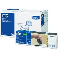 Tork Xpressnap Disp.servet, schwarz, 2Lgs 1/2 fach, 21,3x16,5 cm, à 8000 Stück