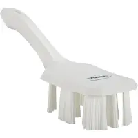 Vikan UST 4179-5 Spülbürste, weiße Hartfasern, kurzer Griff, 70x260mm