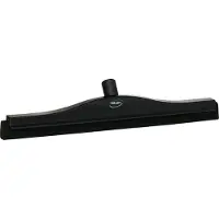 Vikan 7753-9 Classic Bodenzieher 50 cm schwarz, fester Hals, schwarze Kassette