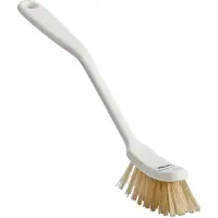 Vikan 42885, kleine Grillbürste, weiß, harte hitzebeständige Fasern, 290 mm
