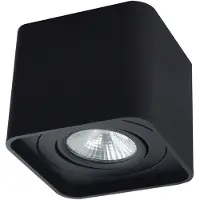 EcoDim ECO-DIM 10039 - Aufbaustrahler, quadratisch, schwarz