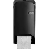 Mts euro products Quartz Black Doprol Toilettenpapierhalter