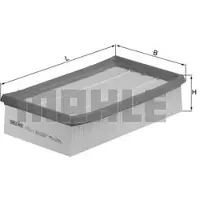 MAHLE ORIGINAL Knecht Luftfilter LX 1029