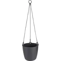 Elho Blumentopf Brüssel Hängeschale 18 cm anthrazit (zwart)