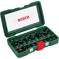 Bosch 8 Mm Milling Machine Set 15 Units Grün