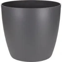 Elho Brussels Anthrazit Runder Blumentopf - Ø 29,5 x 27,1 cm