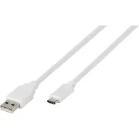Vivanco ViVancoDCVVUSBC20A12W, 1,2 m, USB C, USB A, Weiß