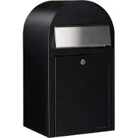 Bobi Briefkasten Grande st9005 i Strukturiertes Schwarz