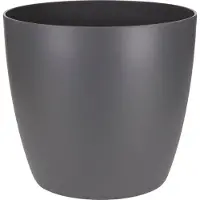Elho Blumentopf Brüssel rund 25 cm anthrazit (zwart)