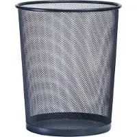 Zeller Papierkorb, anthrazit, Mesh Ø29,5x35