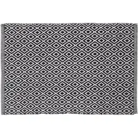 Sealskin Badematte Trellis Baumwolle Schwarz-60 x 90 cm