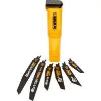 DeWalt Säbelsägeblatt-Set 6-teilig + KASSETTE