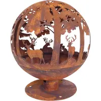 Esschert Design Feuerball laser cut Rost; FF261