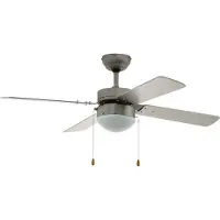 Eglo VENTILATOR AC E14 Ø1370 BRONZE/HVID