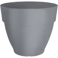 Elho Vibia campana rond 47 Blumentopf lebender Beton im Freien dia. 47 x H 40 cm
