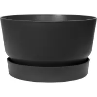 Elho Pflanzschale 'Greenville 33', living black, ca. Ø 33 x H 19,5 cm
