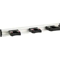TOOLFLEX Aluminiumschiene 50cm mit 3 Haltern