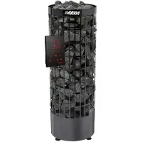 Harvia Elektrischer Saunaofen Cilindro XE Schwarz 9.0 kW | HPC9004MXE