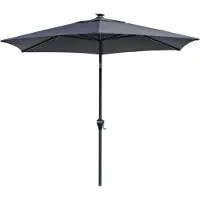 Doppler Sonnenschirm 'Active LED Auto Tilt', anthrazit, Ø ca. 300 cm